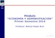 SESION 05 Economia y Administracion 2014