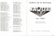 Jaque Indice de La Revista 1980-182
