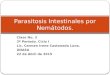 Parasitosis Intestinales Por Nemátodos