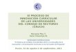 El PROCESO DE  INNOVACIÓN CURRICULAR DE LAS UNIVERSIDADES  DEL CONSEJO DE RECTORES  (CRUCH) CHILE