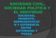 Sociedad Civil, Sociedad Política y El Individuo