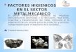 Factores Higienicos en El Sector Metalmecanico