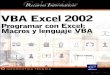 VBA Excel 2002 Programar Con Excel Macros y Lenguaje