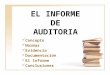 El Informe de Auditoria (Informática)