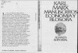Manuscritos: economía y filosofía, Karl Marx