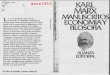 Marx, Karl - Manuscritos, Economía y Filosofía (Ed. Alianza)