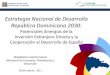 Lizardo-Magdalena Estrategia Nacional Desarrollo Republica Dominicana 2030