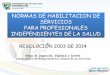 3 Normas de Habilitacion Prof. Independientes Res 2003