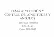 METROLOGIA Longitudes y Angulos
