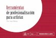 Herramientas Profesionalizacion Artistas Online