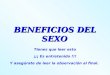 Beneficio s Del Sexo
