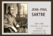 [33] Frases Del Filósofo Jean-Paul Sartre