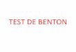 Aplicación test de Benton