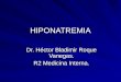 Clase de Hiponatremia 16-05-07