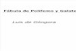 Luis de Gongora - Fabula de Polifemo Y Galatea -
