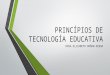 Princípios de tecnología educativa