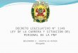 Decreto Legislativo Nº 1149