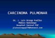 Carcinoma Pulmonar Dr. Orrego 2014-II Usmp