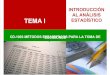 Tema i Introducción Al Análisis Estadístico(1)