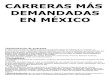 Carreras Más Demandadas en México