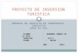 Proyecto de Inversion Turistica Diapositivas