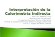 interpretacion de la calorimetra indirecta
