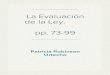 Evaluacion de La Ley  (Patricia Robinson Urtecho). pp. 73-99