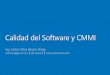 Calidad Del Software y CMMI