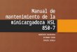 Manual de Mantenimiento de La Minicargadora HSL 850-7