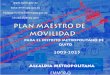 Muni Quito 2009 Plan Maestro Movilidad 2009-2025 Presentacion