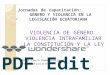 Microsoft PowerPoint - VIOLENCIA DE GÉNERO VIOLENCIA INTRAFAMILIAR, ambato 27 de junio de 2014 (1)(1).docx