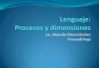 Lenguaje Procesos y Dimensiones Estimulacion Temprana