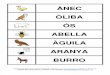 Lecto Dibuix-paraula Animals Pictos Arasaac Lletra de Pal (Valencià)