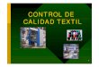 Control de Calidad Textil