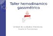 Taller Hemodinamico Gasometrico