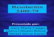 resolucion 2400