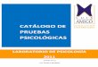 Catalogo de Pruebas Laboratiro de Psicologia