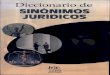 Diccionario de Sinonimos Juridicos