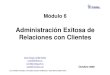 Modulo 6 Administracion de Relaciones Con Clientes Quito 2008 Itesm