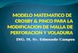4º MODELO MATEMATICO DE  CROSBY & PINCO PARA LA
