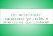 Grupo 1 a. Los Micoplasmas. Caracteres Generales e Infecciones Que Producen (Texto)