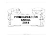 PROGRAMACIÓN ANUAL INICIAL 3 AÑOS - 2014