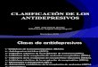 CLASIFICACIÓN DE LOS ANTIDEPRESIVOS