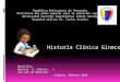 Historia Clínica Ginecológica