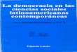 Lander, La democracia en las ciencias sociales latinoamericanas contemporáneas (1996)