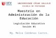 Modulo de Legislacion Educativa