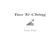 Lao Tse — Tao Te Ching