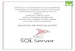 Manual de instalación SQL Server