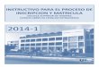 2014-1 Ins Proc Inscripcion y Matricula