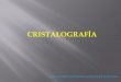 cristalografía 1